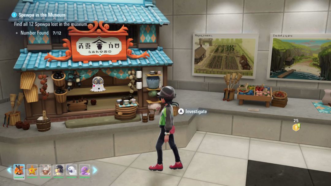 (08) A Spewpa minds the general store in the second room on the museum's second floor.