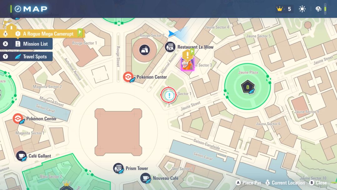 A map showing the location of Side Mission 11 within a red circle.